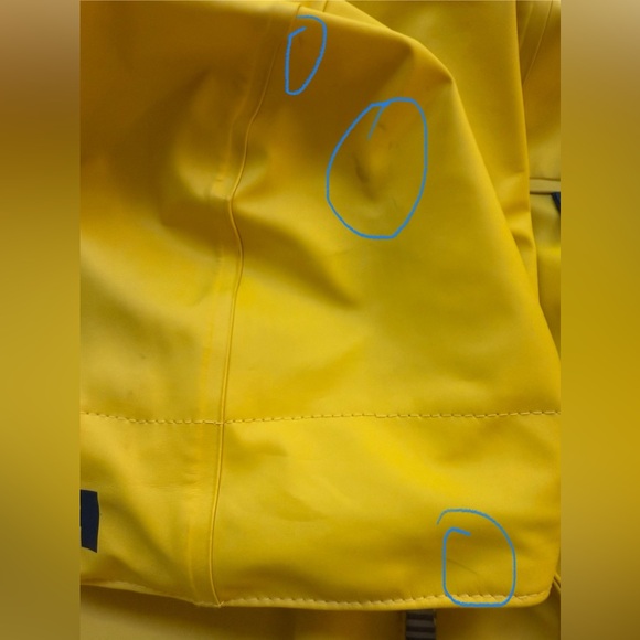 HELLY HANSEN Womens Yellow KIRKWALL II Windproof Hooded Raincoat Logo Lined - XL - Picture 9 of 13